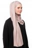 Asya - Steingrau Praktisch Viscose Hijab