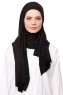 Asya - Schwarz Praktisch Viscose Hijab