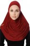 Ava - Bordeaux One-Piece Al Amira Hijab - Ecardin