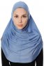 Ava - Indigo One-Piece Al Amira Hijab - Ecardin