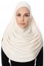 Ava - Leichte Beige One-Piece Al Amira Hijab - Ecardin