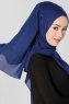 Ayla Mörk Marinblå Chiffon Hijab Sjal 300404c
