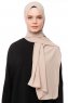 Aylin - Beige Medine Silk Hijab - Gülsoy