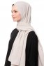 Aylin - Steingrau Medine Silk Hijab - Gülsoy