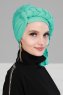 Theresa - Türkis Baumwolle Turban - Ayse Turban