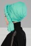 Theresa - Türkis Baumwolle Turban - Ayse Turban