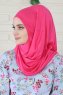 Wilda - Fuchsie Baumwolle Hijab