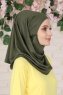 Wilda - Khaki Baumwolle Hijab