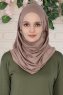 Wilda - Taupe Baumwolle Hijab