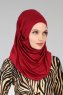Wilda - Bordeaux Baumwolle Hijab