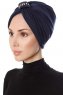 Bahar - Navy Blau Turban