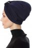 Bahar - Navy Blau Turban