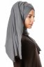 Betul - Dunkelgrau 1X Jersey Hijab - Ecardin