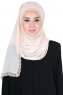 Carin - Beige Praktisch Chiffon Hijab