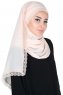 Carin - Beige Praktisch Chiffon Hijab