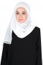 Carin - Offwhite Praktisch Chiffon Hijab