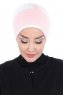 Clara - Altrosa & Creme Baumwolle Turban