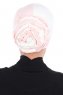 Clara - Altrosa & Creme Baumwolle Turban
