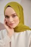Silky Plain - Olivgrün Hijab
