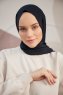 Silky Plain - Navy Blau Hijab