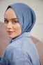 Silky Plain - Blau Hijab