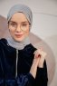 Silky Plain - Grau Hijab