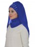 Diana Blå Praktisk Hijab Ayse Turban 326214-2
