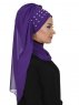 Diana Lila Praktisk Hijab Sjal Ayse Turban 326208d
