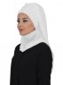 Diana Vit Praktisk Hijab Ayse Turban 326210-3