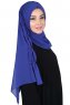 Disa - Blau Praktisch Chiffon Hijab