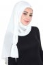 Disa - Offwhite Praktisch Chiffon Hijab