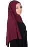 Disa - Pflaume Praktisch Chiffon Hijab