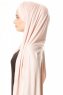 Duru - Altrosa & Beige Jersey Hijab