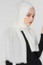 Ece Creme Pashmina Hijab Sjal Halsduk 400002c