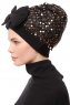 Enfleda - Schwarz & Gold Turban