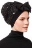 Enfleda - Schwarz & Schwarz Turban