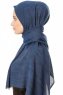 Esana - Navy Blau Hijab - Madame Polo