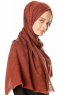 Esana - Ziegelrot Hijab - Madame Polo