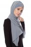Evren - Grau Chiffon Hijab