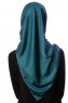 Eylul - Dunkelgrün Platz Rayon Hijab