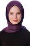 Eylul - Pflaume Platz Rayon Hijab