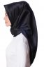 Eylul - Schwarz Platz Rayon Hijab