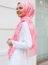 Famida - Rosa Gemustertes Hijab - Sal Evi