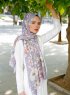 Fani - Lila Gemustertes Hijab - Sal Evi