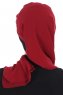 Gill - Bordeaux & Schwarz Praktisch Hijab