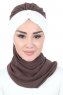 Gill - Braun & Creme Praktisch Hijab