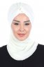 Gill - Creme & Creme Praktisch Hijab