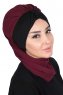 Gill - Pflaume & Schwarz Praktisch Hijab