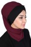Gill - Pflaume & Schwarz Praktisch Hijab