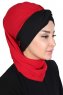 Gill - Rot & Schwarz Praktisch Hijab